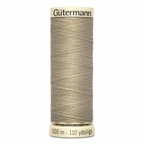 Fil beige os 100m - Tout usage -100% Polyester - Gutermann - 4100070