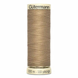 Fil Beige blé 100m - Tout usage -100% Polyester - Gutermann