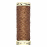 Fil Brun caramel 100m - Tout usage -100% Polyester - Gutermann 4100535