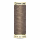 Fil Beige moyen 100m - Tout usage -100% Polyester - Gutermann  4100540