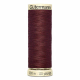 Fil Rouge brun grange 100m - Tout usage -100% Polyester - Gutermann - 4100573
