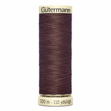 Fil Brun selle 100m - Tout usage -100% Polyester - Gutermann  4100575