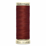 Fil Cuivre foncé 100m - Tout usage -100% Polyester - Gutermann 4100576