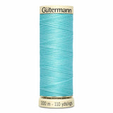 Fil Bleu aqua 100m - Tout usage -100% Polyester - Gutermann 4100601
