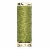 Fil Vert kaki clair 100m - Tout usage -100% Polyester - Gutermann 4100713
