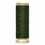 Fil olive foncé 100m - Tout usage -100% Polyester - Gutermann - 4100782