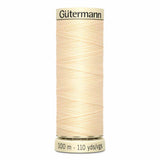 Fil Crème papillon (803) 100m - Tout usage -100% Polyester - Gutermann 4100803