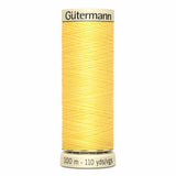 Fil Jaune Zeste de citron 100m - Tout usage -100% Polyester - Gutermann 4100807