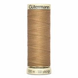 Fil Brun dorée Bois de champêtre 100m - Tout usage -100% Polyester - Gutermann 4100825