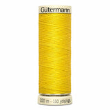 Fil Jaune citron 100m - Tout usage -100% Polyester - Gutermann 4100835