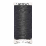 Fil Gris fumée 250m - Tout usage -100% Polyester - Gutermann 4250116