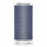 Fil Bleu gris glacier 250m - Tout usage -100% Polyester - Gutermann - 4250126