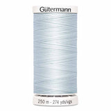 Fil Blanc éclat d'argent 250m - Tout usage -100% Polyester - Gutermann 4250202