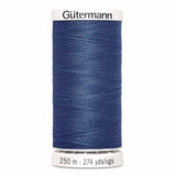 Fil Gris métal 250m - Tout usage -100% Polyester - Gutermann - 4250237