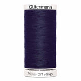 Fil Bleu minuit 250m - Tout usage -100% Polyester - Gutermann 4250278