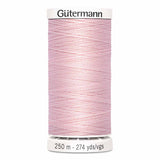 Fil Rose pétale 250m - Tout usage -100% Polyester - Gutermann 4250305
