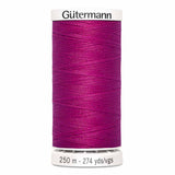 Fil Rose fuchsia 250m - Tout usage -100% Polyester - Gutermann - 4250318