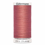 Fil Rose corail 250m - Tout usage -100% Polyester - Gutermann  4250352