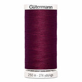 Fil Rouge grenat 250m - Tout usage -100% Polyester - Gutermann 4250443