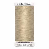 Fil Beige écru 250m - Tout usage -100% Polyester - Gutermann 4250500