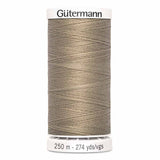 Fil Kaki léger 250m - Tout usage -100% Polyester - Gutermann - 4250507