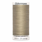 Fil Beige mastique 250m - Tout usage -100% Polyester - Gutermann 4250512
