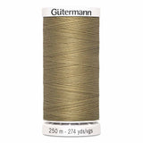 Fil Beige blé250m - Tout usage -100% Polyester - Gutermann - 4250520