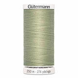 Fil beige vert soie de mais 250m - Tout usage -100% Polyester - Gutermann - 4250522