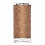 Fil Café beige 250m - Tout usage -100% Polyester - Gutermann - 4250527