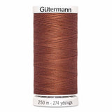 Fil Brun épice 250m - Tout usage -100% Polyester - Gutermann - 4250560