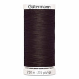 Fil Brun noix 250m - Tout usage -100% Polyester - Gutermann
