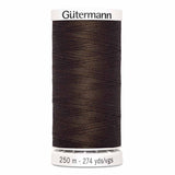 Fil Brun chestnut 250m - Tout usage -100% Polyester - Gutermann
