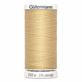 Fil Beige capucin 250m - Tout usage -100% Polyester - Gutermann 4250797