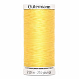 Fil Jaune chair de citron 250m - Tout usage -100% Polyester - Gutermann - 4250807