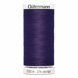 Fil Prune foncé 250m - Tout usage -100% Polyester - Gutermann
