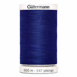Fil Bleu royal 500m - Tout usage -100% Polyester - Gutermann 4500260