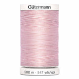 Fil Rose pétale 500m - Tout usage -100% Polyester - Gutermann