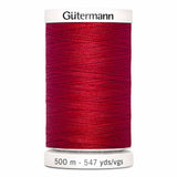 Fil Rouge écarlate 500m - Tout usage -100% Polyester - Gutermann