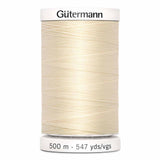 Fil Blanc ivoire  500m - Tout usage -100% Polyester - Gutermann 4500800