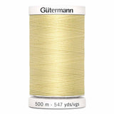 Fil Jaune pastel canari 500m - Tout usage -100% Polyester - Gutermann - 4500815