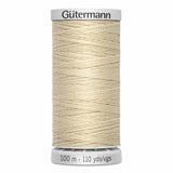 Fil Beige pongé 100m Extra-fort -  100% polyester  - Gutermann - 4700414