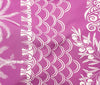 Voile 100% viscose violet palmier 4203201