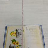 **50%* Panneau Jersey coton / élasthanne Livre crâne fleurs