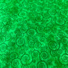 ( Harmony flannel ) Flanelle Motif rond vert