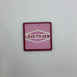 Sous-verre de couture