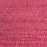 100% coton Uni Rose rouge ton sur ton imitation lin - 0606828
