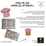 Session de 8 cours débutants pour pre-ado "coudre des vêtements"
