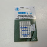 Aiguilles Microtex  70/10 ( pointues) - Schmetz 9017670