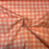 100% coton gingham pêche ( Riley Blake \ it’s a girl ) C13323