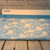 100% coton nuage blanc fond bleu ciel 1367